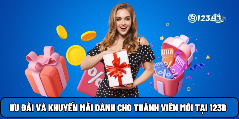 Ưu đãi và khuyến mãi dành cho thành viên mới tại 123B