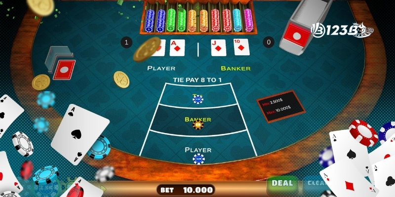 Thực hành cách chơi baccarat 123B